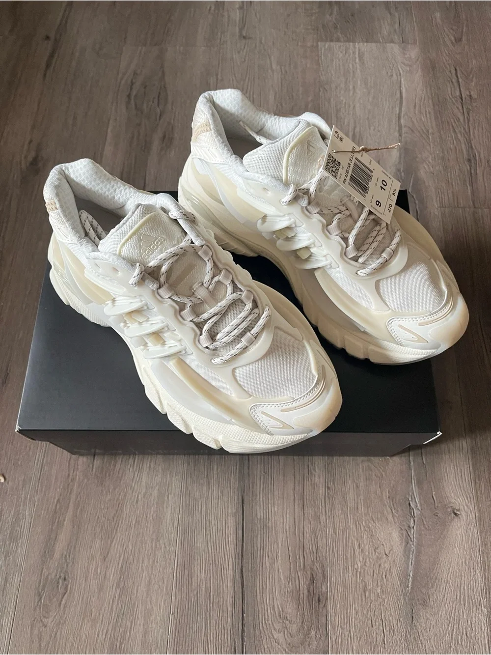 adidas Originals PW Adistar Jellyfish White Low Top Lace-Up Sneaker KH6730
